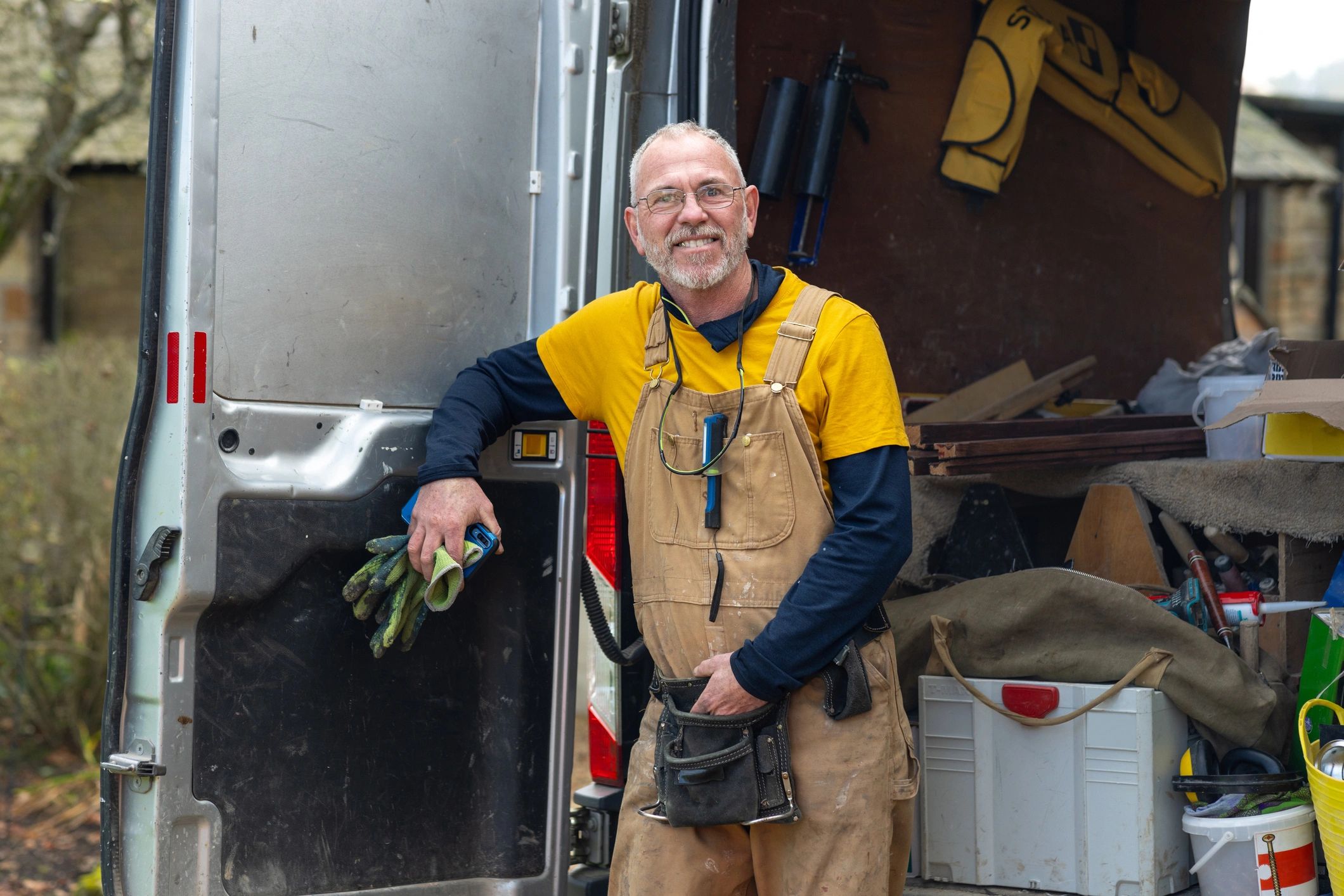 Professional technician portrait